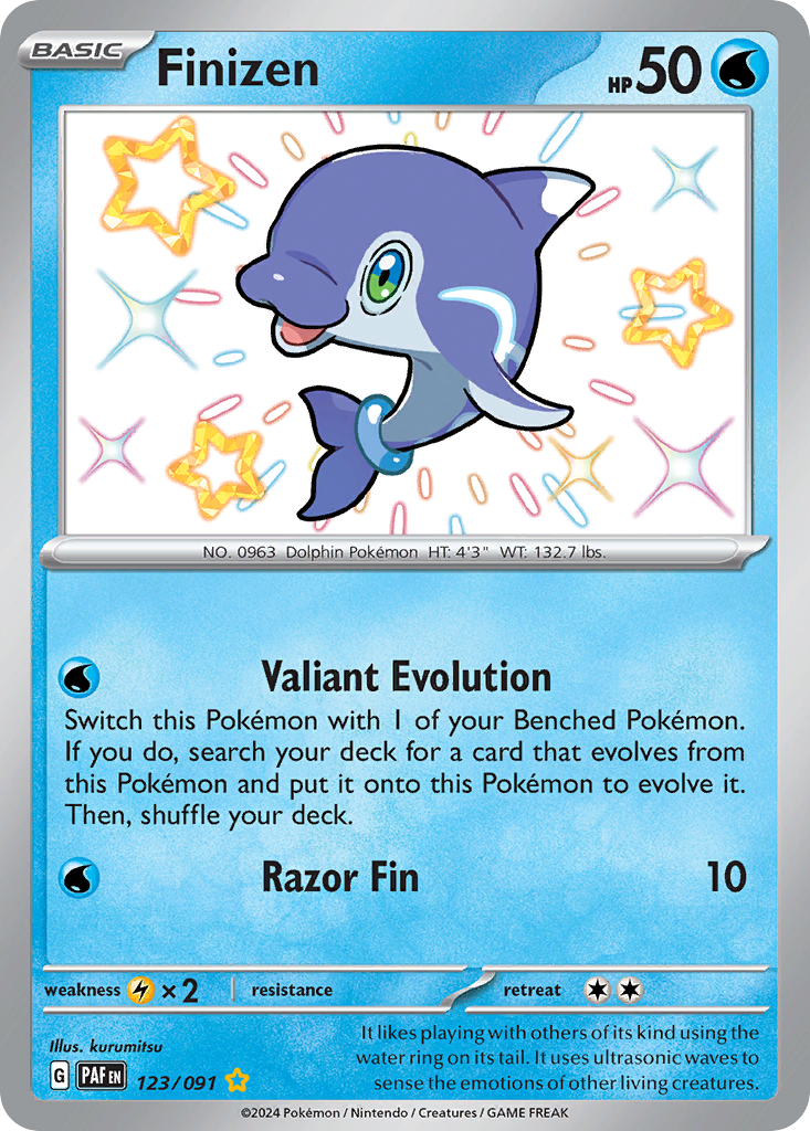 Finizen | Paldean Fates #123 [holofoil]