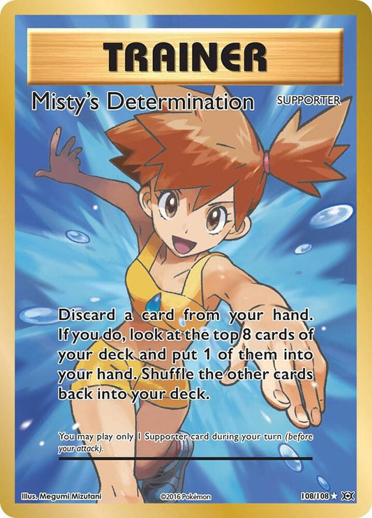 Misty's Determination (Full Art) | XY - Evolutions #108/108