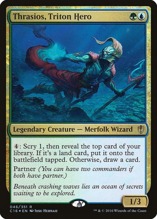 Thrasios, Triton Hero | Commander 2016 #46