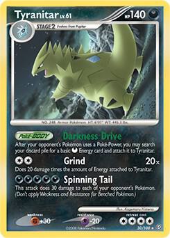 Tyranitar - 30/100 (DP Stormfront) | Deck Exclusives #030/100