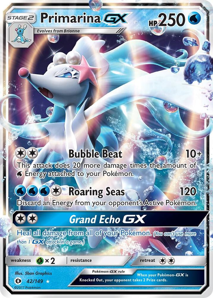 Primarina GX | SM Base Set #42/149