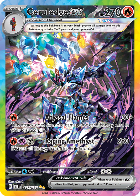 Ceruledge ex | Prismatic Evolutions #147 [holofoil]