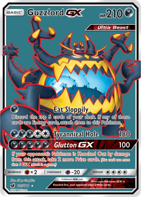 Guzzlord GX (Full Art) | SM - Crimson Invasion #105/111