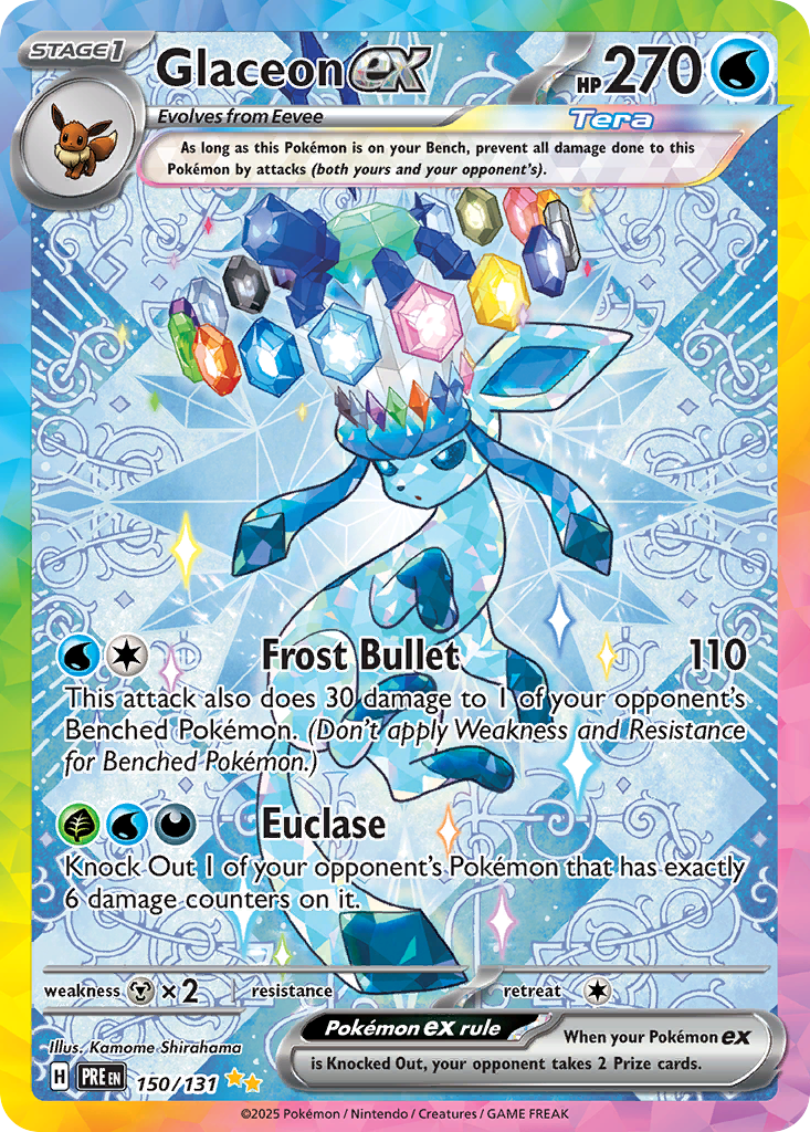 Glaceon ex | Prismatic Evolutions #150 [holofoil]
