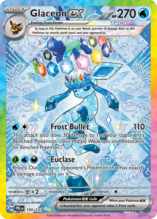 Glaceon ex | Prismatic Evolutions #150 [holofoil]