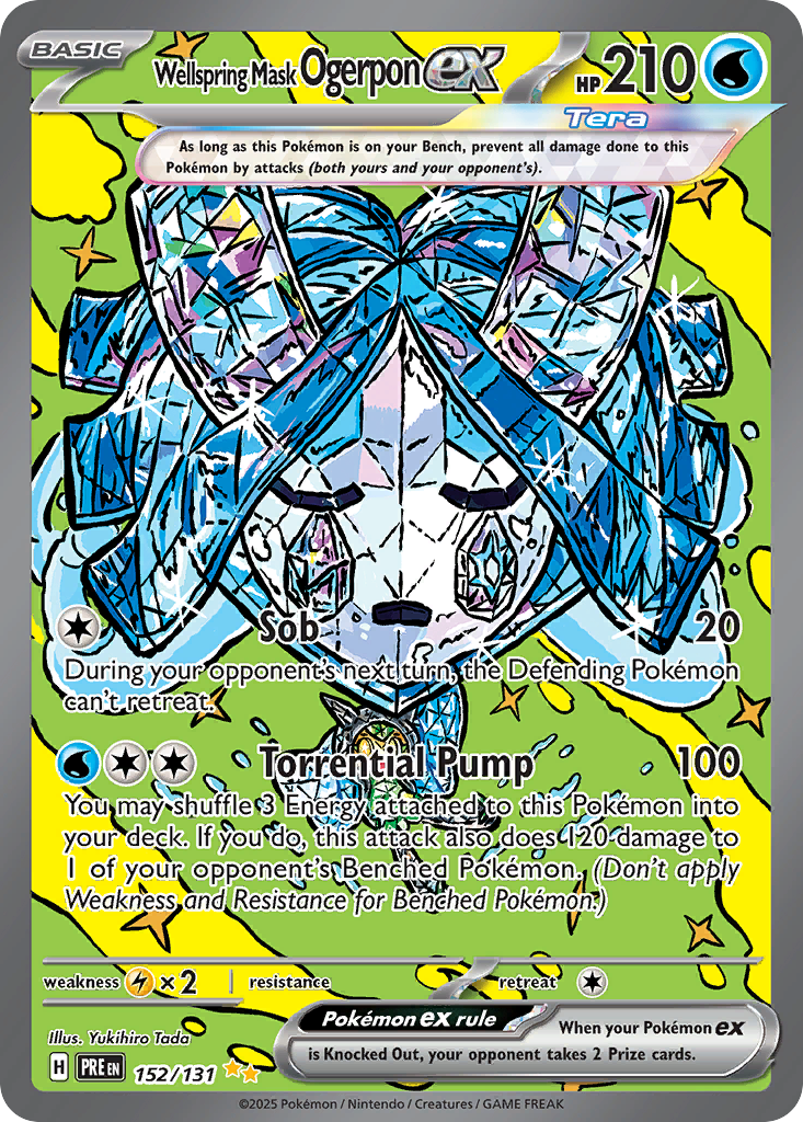 Wellspring Mask Ogerpon ex | Prismatic Evolutions #152 [holofoil]