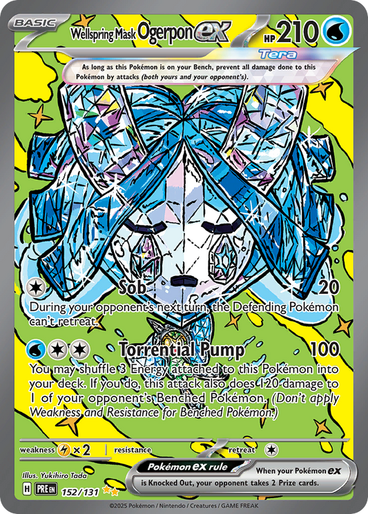 Wellspring Mask Ogerpon ex | Prismatic Evolutions #152 [holofoil]