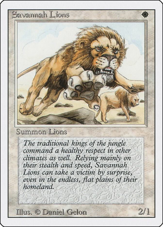 Savannah Lions | Revised Edition #unknown