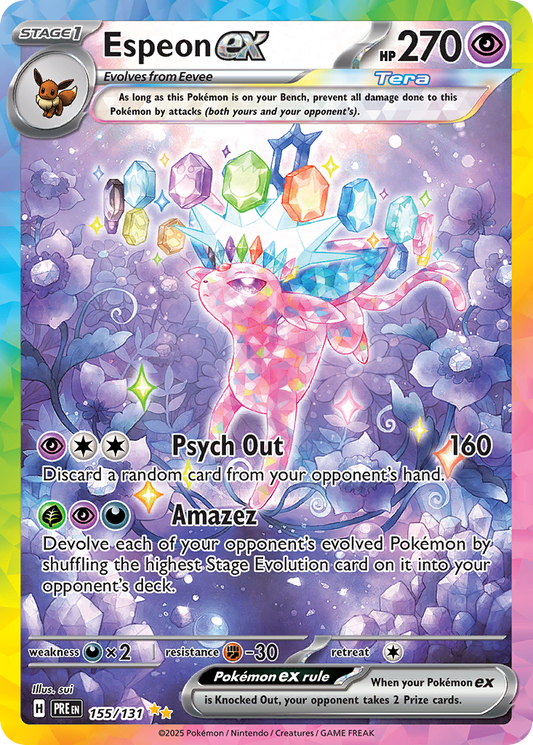 Espeon ex | Prismatic Evolutions #155 [holofoil]