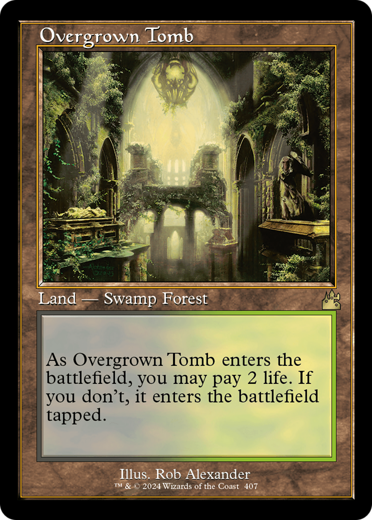 Overgrown Tomb | Ravnica Remastered #407 [foil]