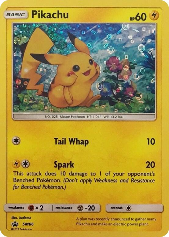 Pikachu - SM86 (General Mills Promo) | Miscellaneous Cards & Products #SM86