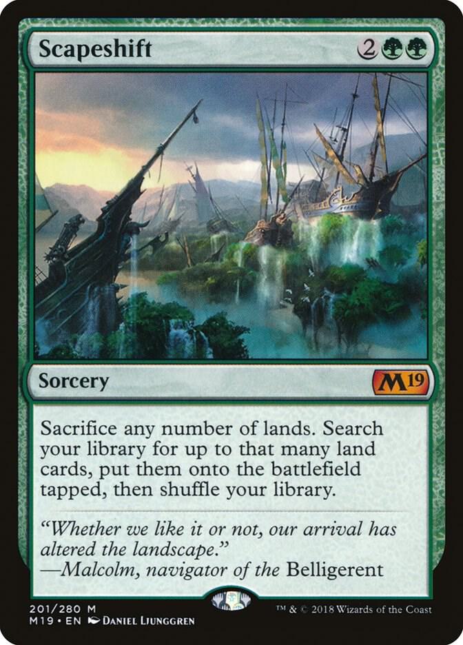 Scapeshift | Core Set 2019 #201