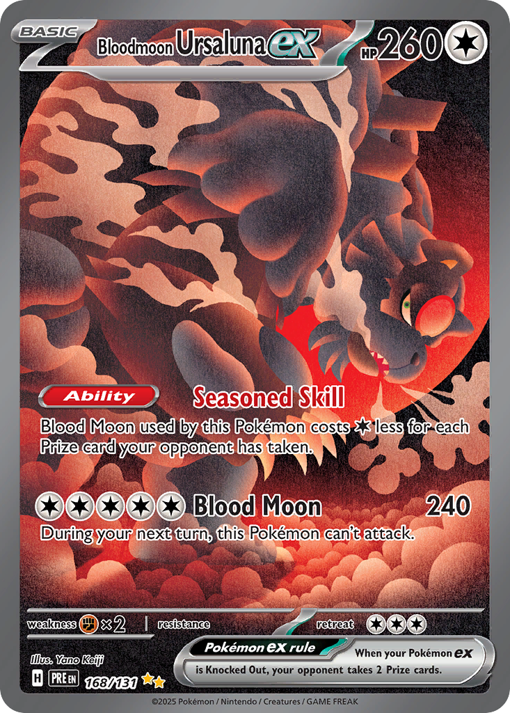 Bloodmoon Ursaluna ex | Prismatic Evolutions #168 [holofoil]