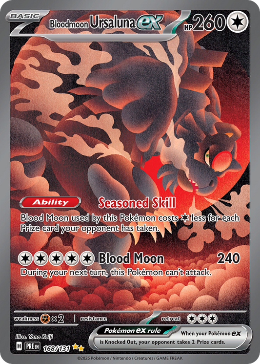 Bloodmoon Ursaluna ex | Prismatic Evolutions #168 [holofoil]