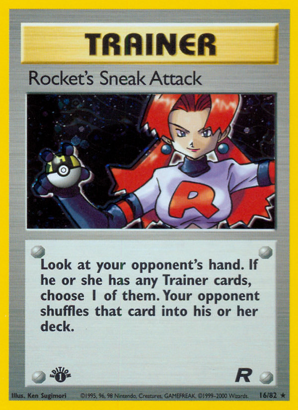 Rocket's Sneak Attack | Team Rocket #16 [unlimitedHolofoil]