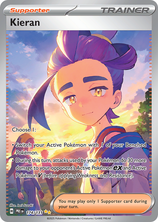 Kieran | Prismatic Evolutions #174 [holofoil]