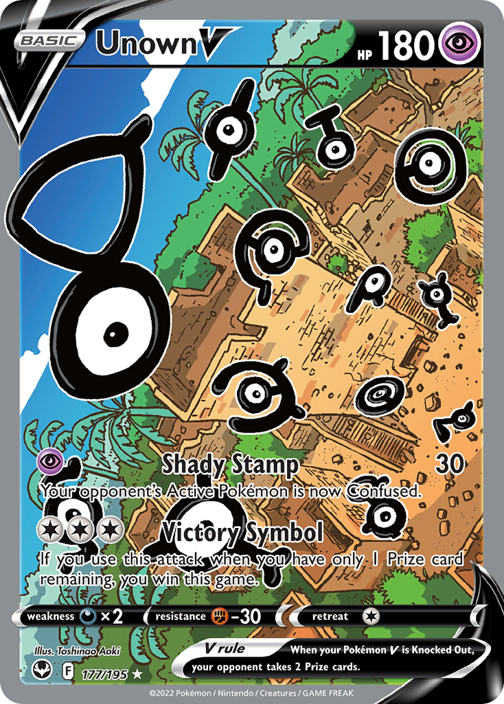 Unown V | Silver Tempest #177 [holofoil]