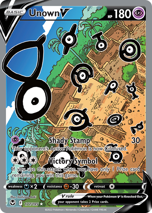 Unown V | Silver Tempest #177 [holofoil]