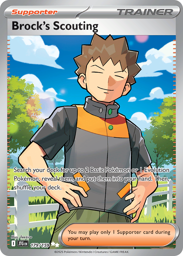 Brock's Scouting | Journey Together #179 [holofoil]