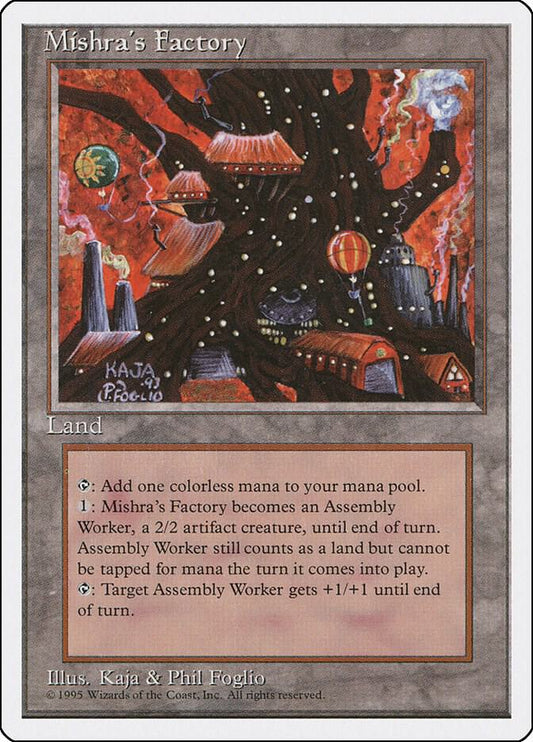 Mishra's Factory | Fourth Edition #unknown