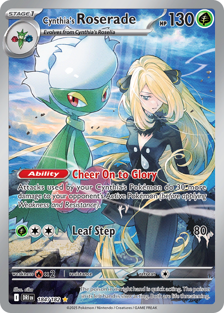 Cynthia's Roserade | Destined Rivals #184 [holofoil]
