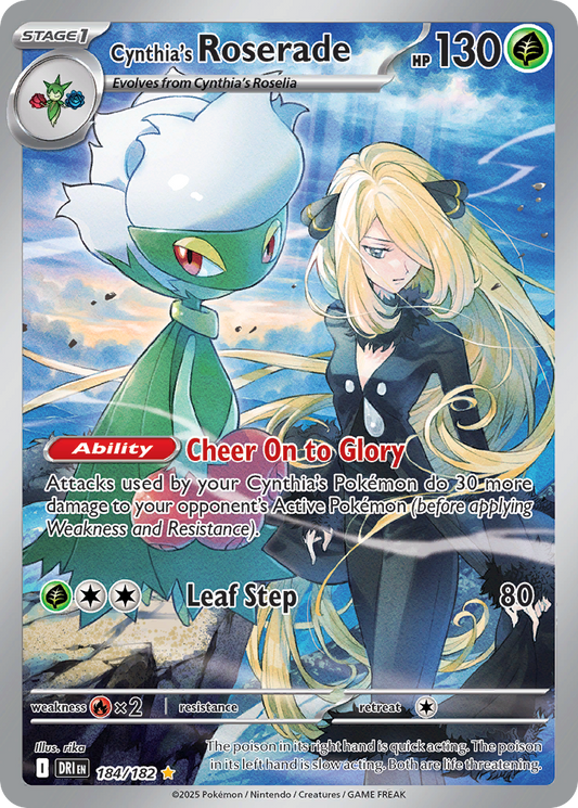 Cynthia's Roserade | Destined Rivals #184 [holofoil]