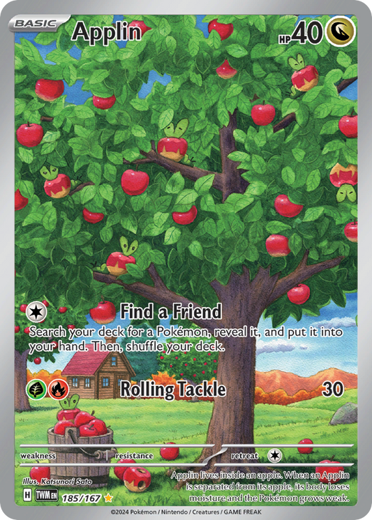 Applin | Twilight Masquerade #185 [holofoil]