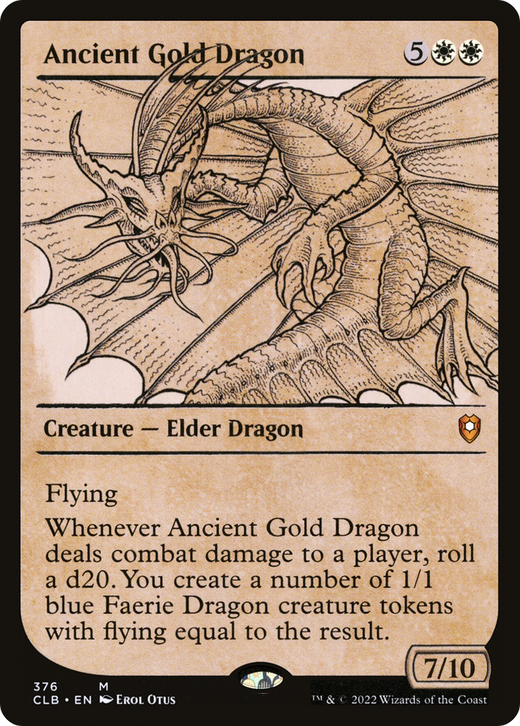 Ancient Gold Dragon | Commander Legends: Battle for Baldur's Gate #376