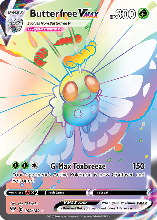 Butterfree VMAX | Darkness Ablaze #190 [holofoil]