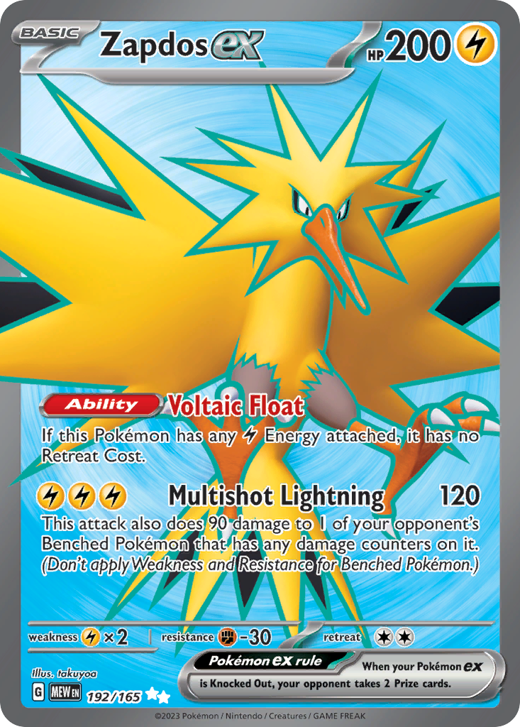 Zapdos ex | 151 #192 [holofoil]