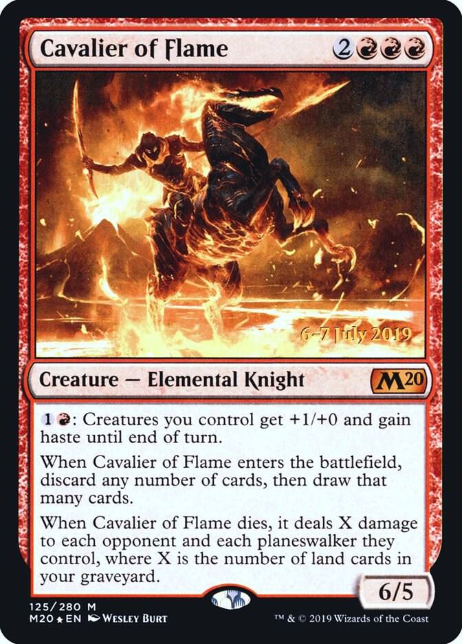 Cavalier of Flame | Prerelease Cards #125