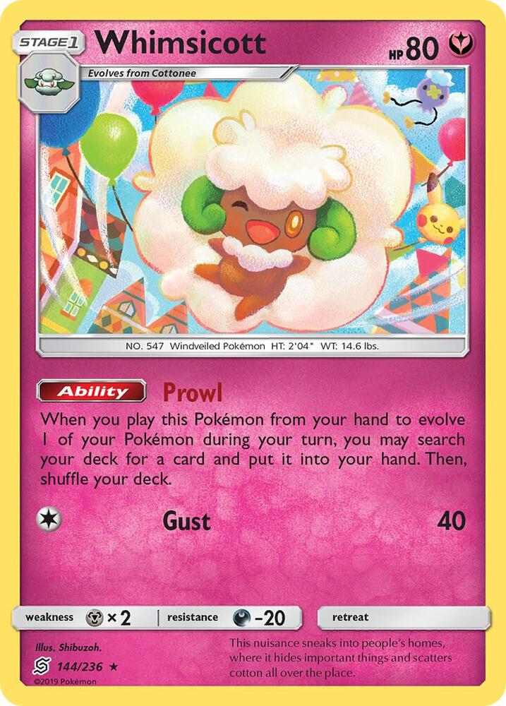 Whimsicott | SM - Unified Minds #144/236