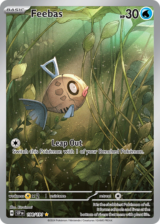 Feebas | Surging Sparks #198 [holofoil]