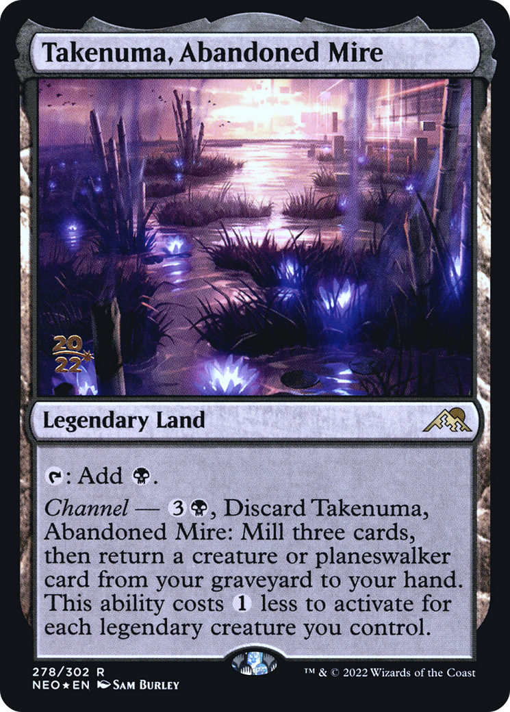 Takenuma, Abandoned Mire | Kamigawa: Neon Dynasty Promos #278s [foil]