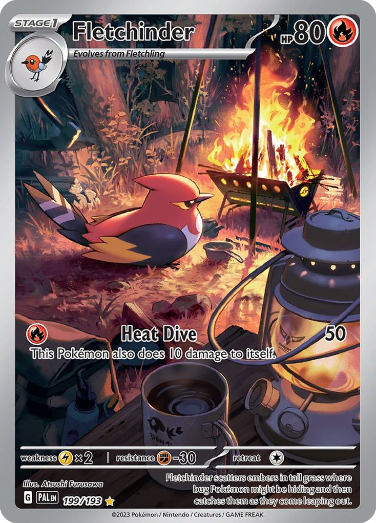 Fletchinder | Paldea Evolved #199 [holofoil]