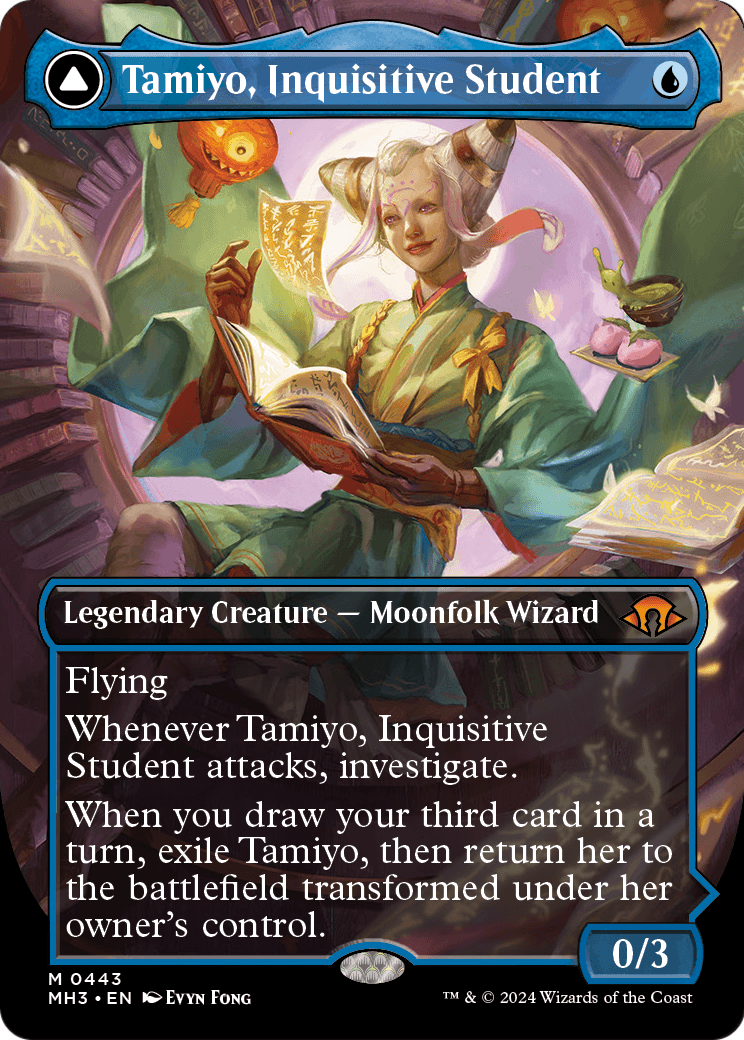 Tamiyo, Inquisitive Student // Tamiyo, Seasoned Scholar | Modern Horizons 3 #443