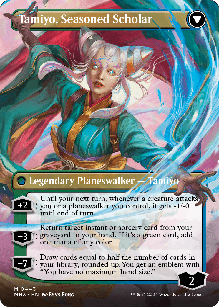 Tamiyo, Inquisitive Student // Tamiyo, Seasoned Scholar | Modern Horizons 3 #443