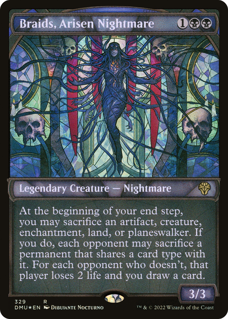 Braids, Arisen Nightmare | Dominaria United #329 [foil]