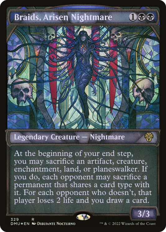 Braids, Arisen Nightmare | Dominaria United #329 [foil]