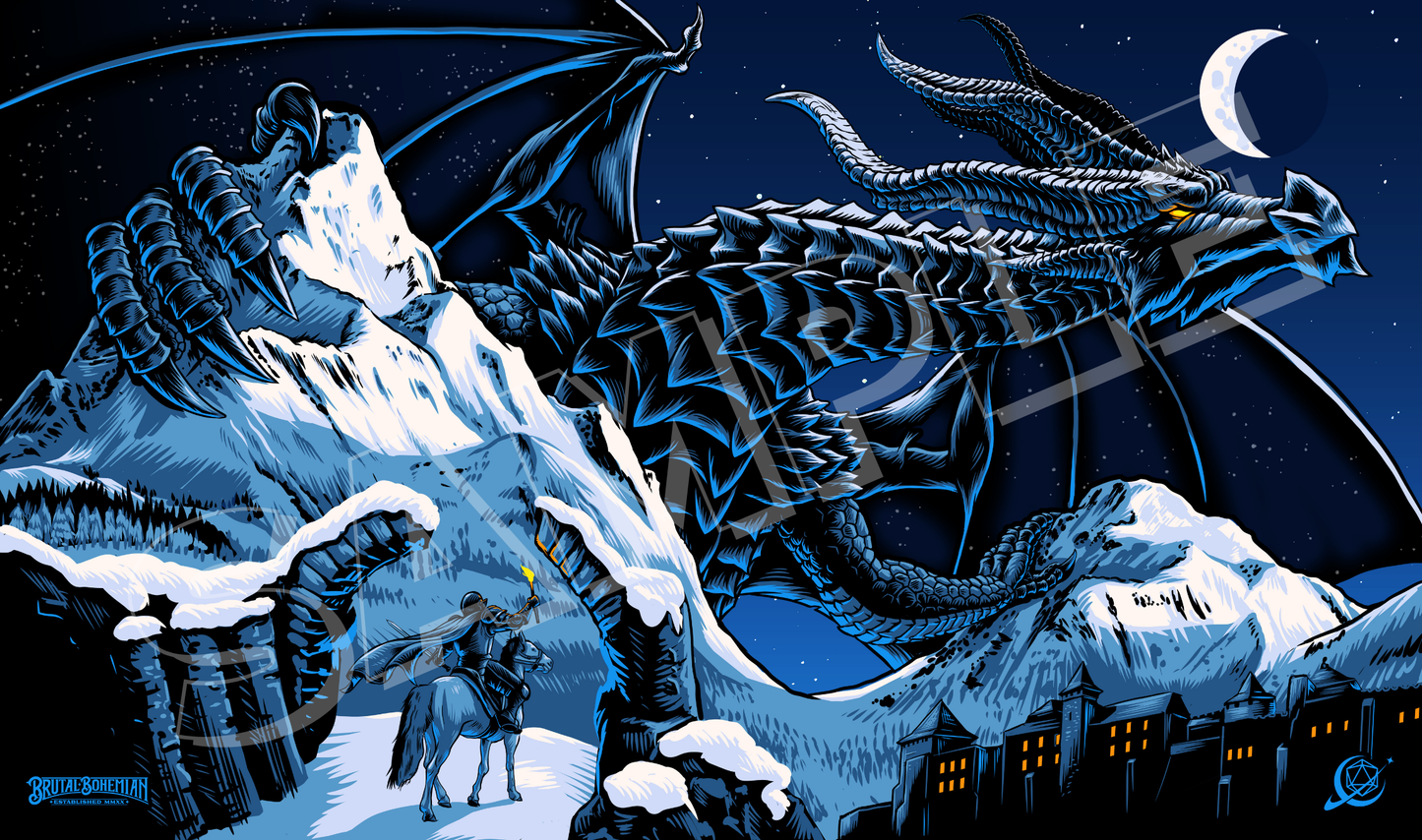 Galactic Games Dragon Playmat