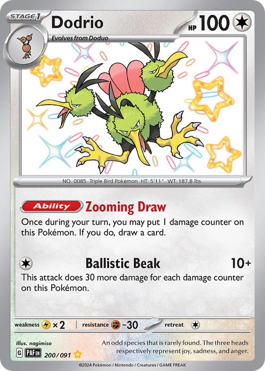 Dodrio | Paldean Fates #200 [holofoil]