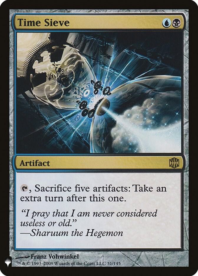 Time Sieve | The List Reprints #31