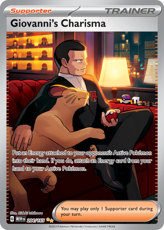 Giovanni's Charisma | 151 #204 [holofoil]