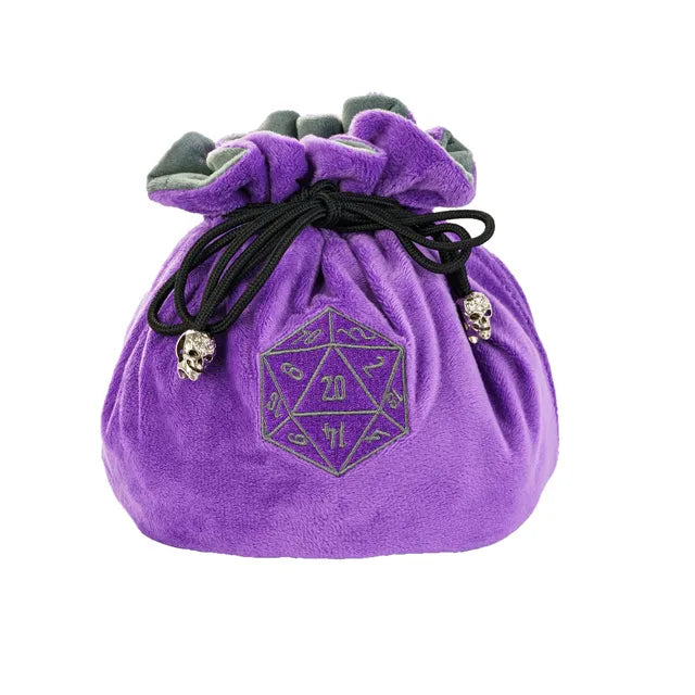 Flannel Drawstring Dice Bag