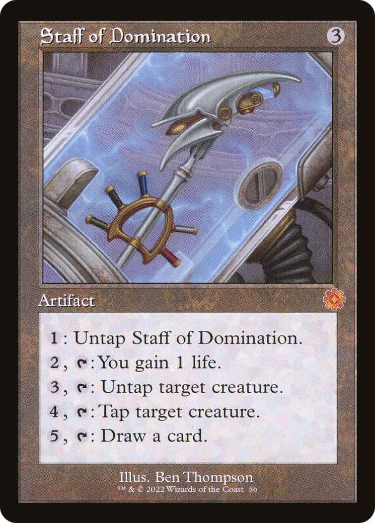 Staff of Domination | The Brothers' War Retro Artifacts #56 [foil]