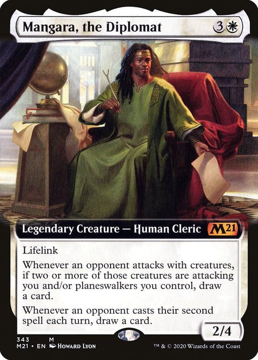 Mangara, the Diplomat (Extended Art) | Core Set 2021 #343