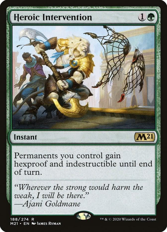 Heroic Intervention | Core Set 2021 #188