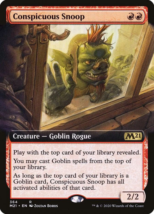 Conspicuous Snoop (Extended Art) | Core Set 2021 #364