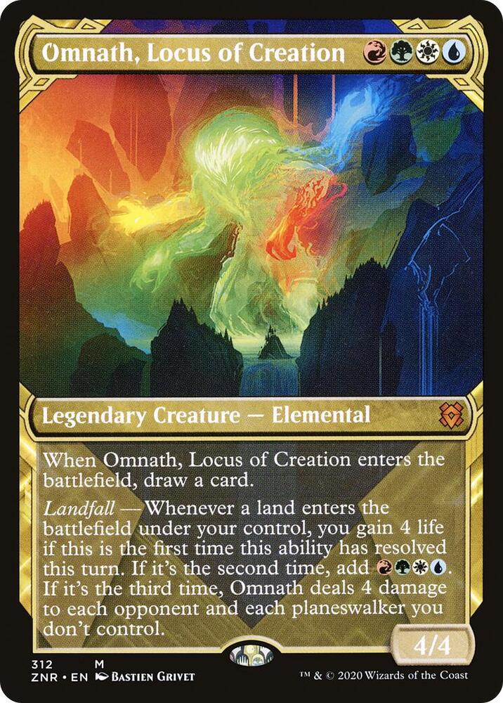 Omnath, Locus of Creation (Showcase) | Zendikar Rising #312