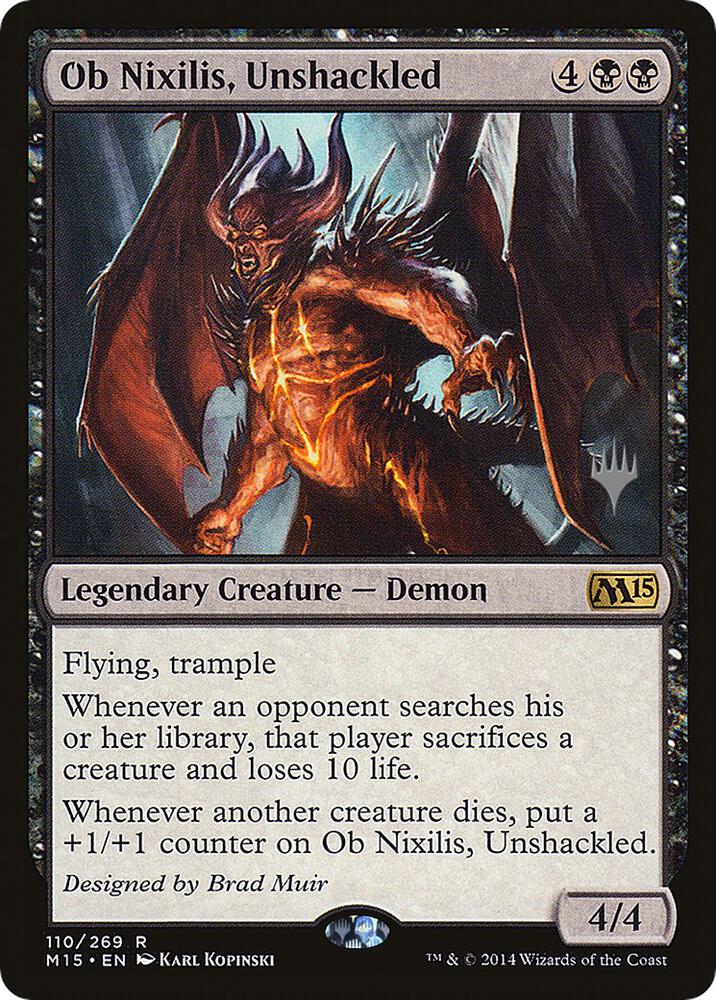 Ob Nixilis, Unshackled | Promo Pack: Zendikar Rising #110